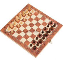 Soem-hohe Qualität, die magnetisches hölzernes Schach-Satz-Brettspiel faltet